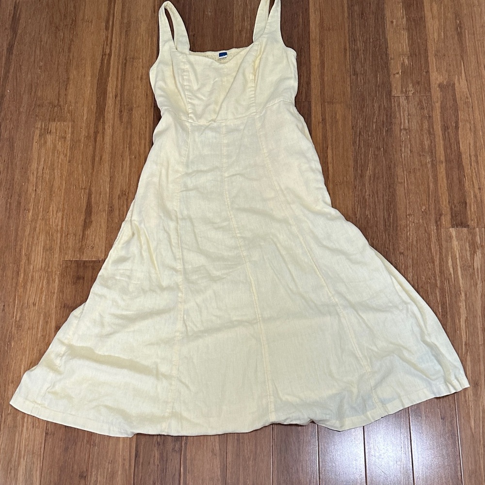 LAST CHANCE OFFER: Old Navy Yellow Textured Dress